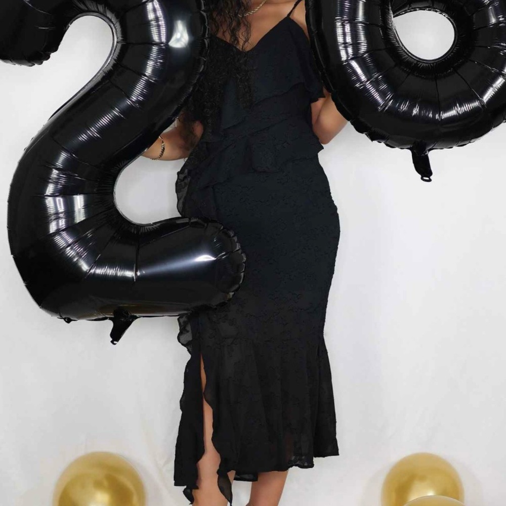 BEAUTIFUL RUFFLE MIDI DRESS - Picture 5 of 10